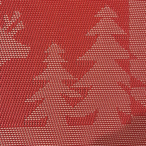 Christmas Placemats Reversible Red White Trees & Reindeer Set of Six - Picture 9 of 9